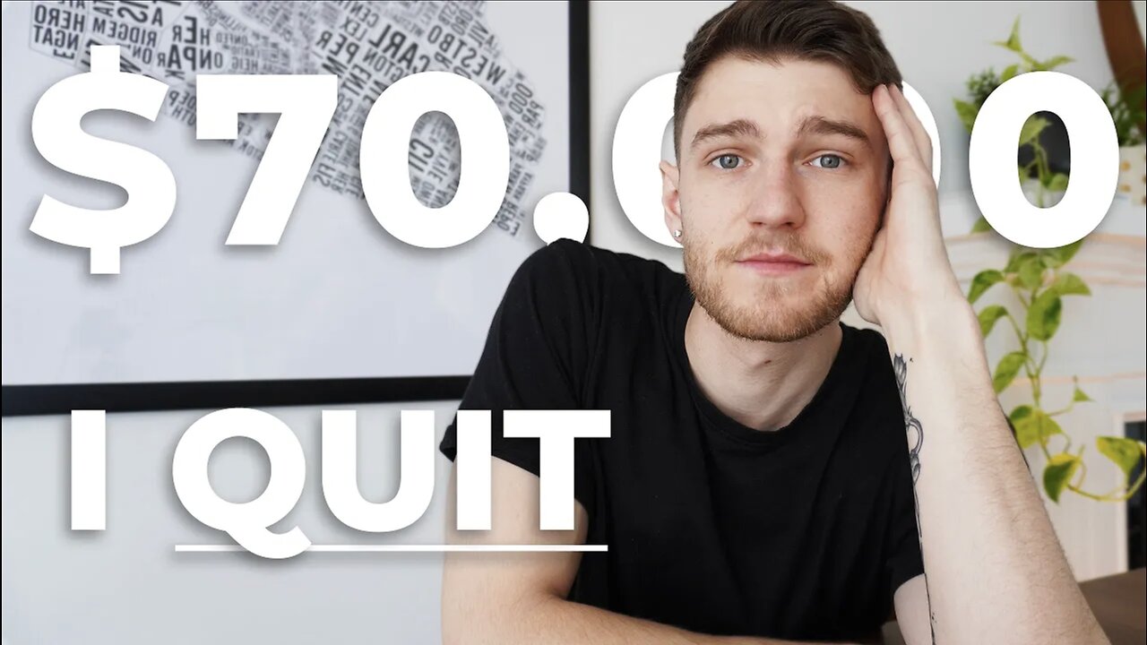 I QUIT My $70,000 Job After Learning 5 Lessons