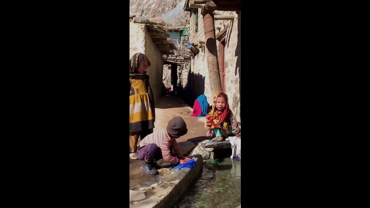 cute kids washing clothes 😍😍😍