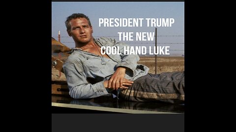 PRESIDENT TRUMP THE NEW COOL HAND LUKE