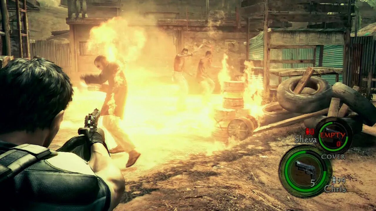 Resident Evil 5 - Stop, Drop, & Roll
