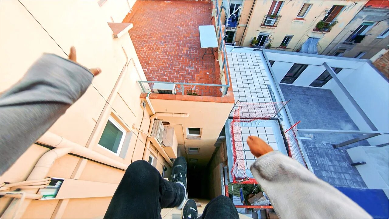 Barcelona Rooftop Parkour POV