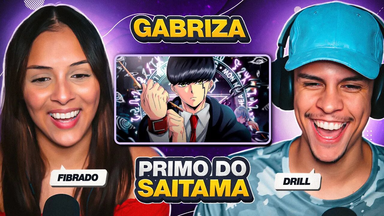 GABRIZA - Rap do Mash Burnedead (MASHLE) | [React em Casal] 🔥