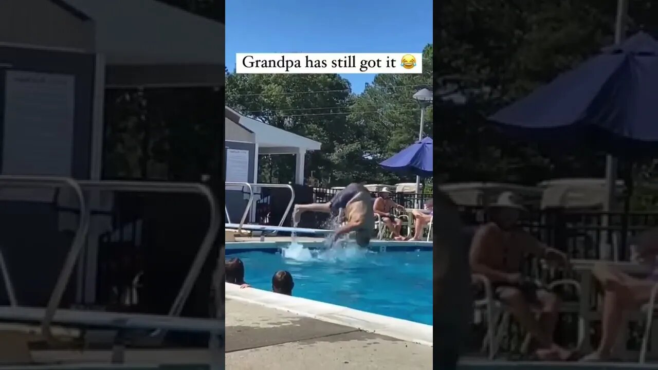 A legendary dive… 10:10 🤣😂