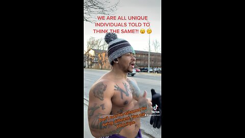 WE ARE FORCED TO THINK THE SAME WHEN WE ARE UNIQUE INDIVIDUALLY🤔 😮the best motivational rapper