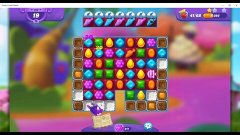 FRIENDS level 117 Audio Talkthrough, Candy Crush Friends Saga, 30 Moves 0 Boosters