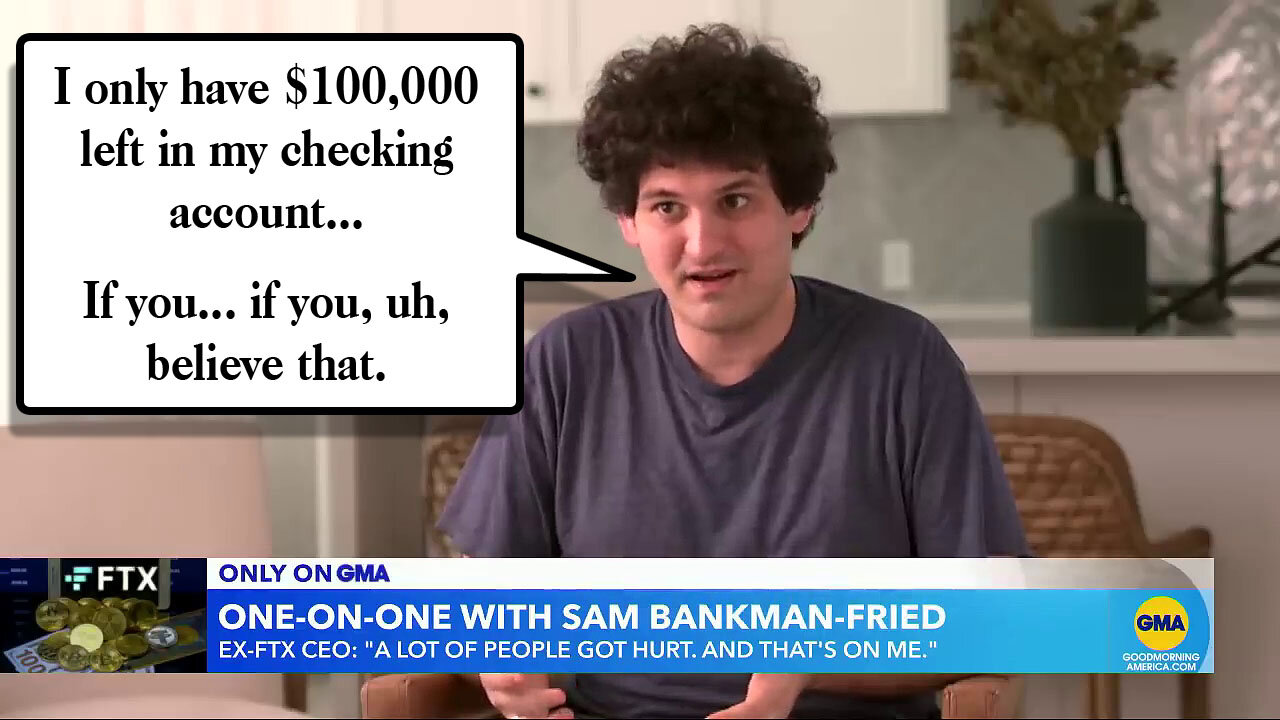 FULL INTERVIEW: FTX founder and con-man Sam Bankman-Fried 🤥