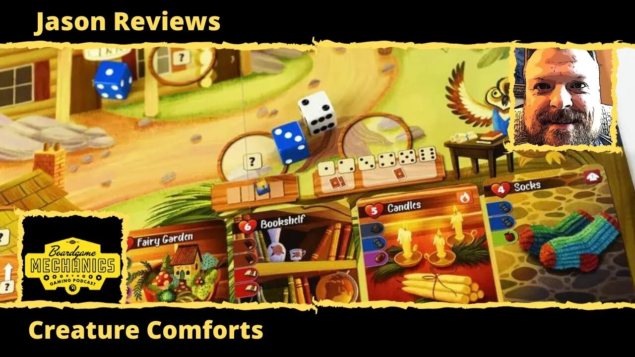 Jason's Board Game Diagnostics of Creature Comforts