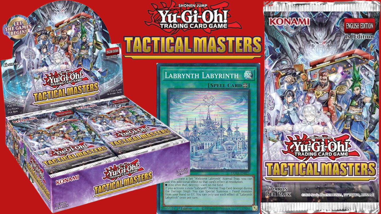 Yu-Gi-Oh! Tactical Masters 1st Edition Booster Box Opening.