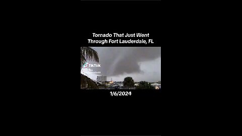 Tornado tears thru Fort Lauderdale Florida