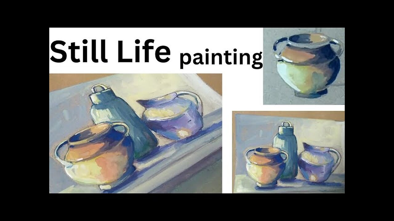 How to paint Still Life || Oil painting technique || tutorial || easy |ideas | S Kamal Art and Craft