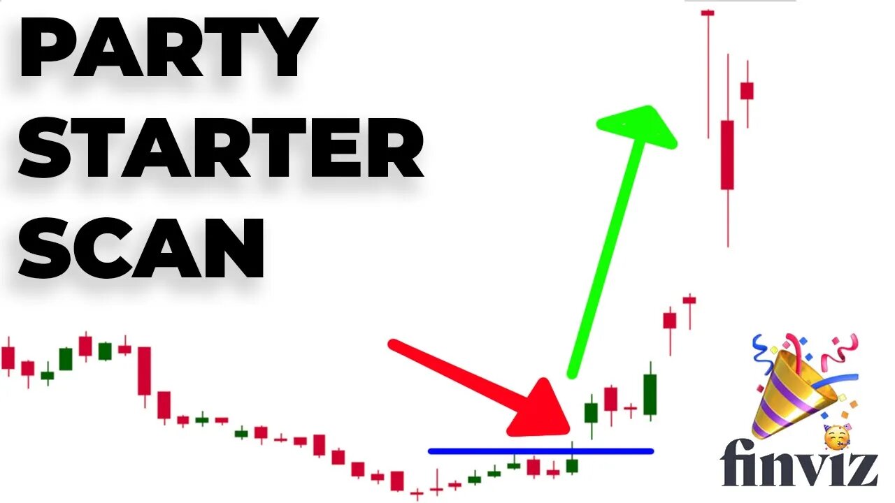 HOW TO FIND STOCKS BEFORE THE "PARTY STARTS" USING FINVIZ | Party Starter Scan