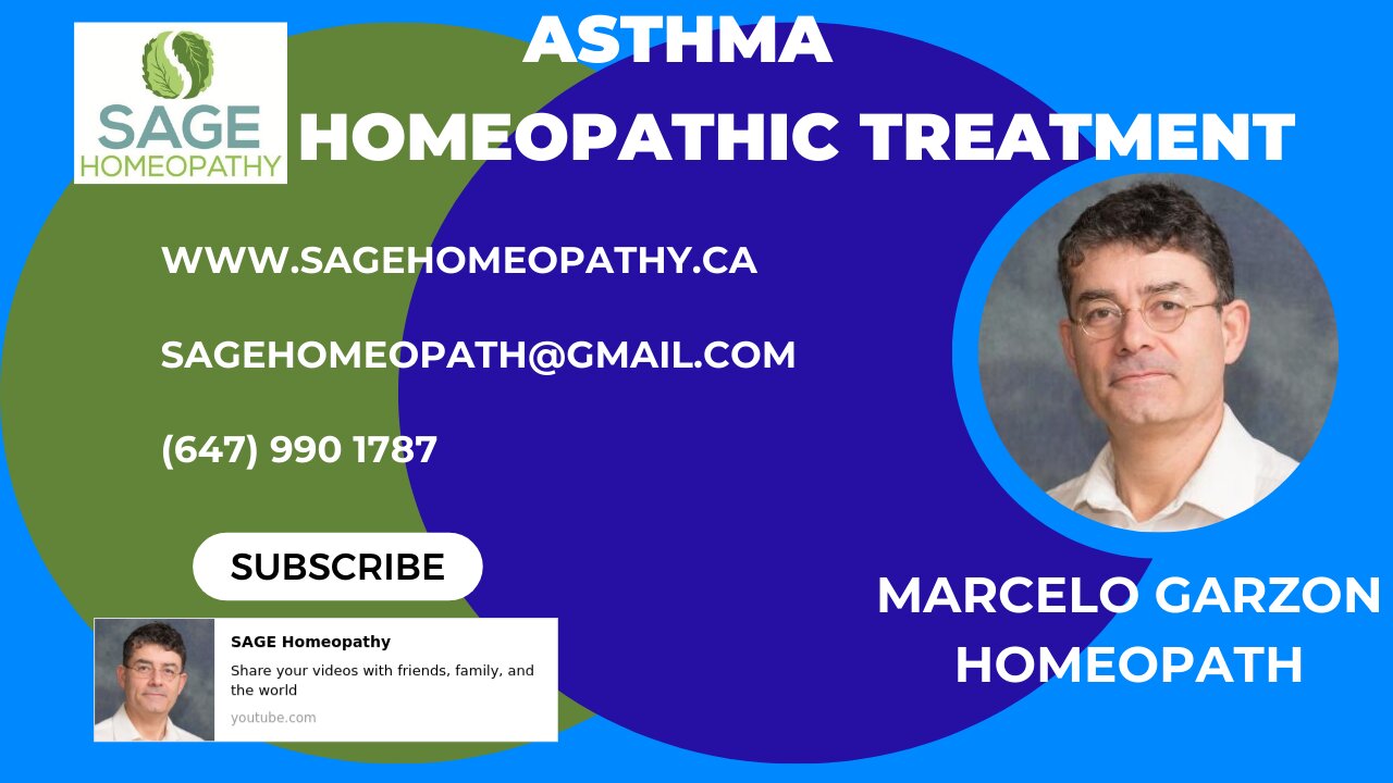 Asthma symptoms can be treated with homeopathic remedies