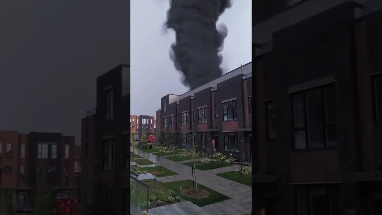 twister tornado near the house