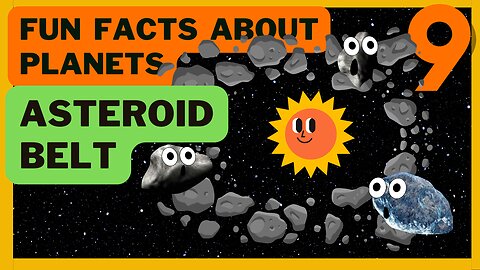 ASTEROID BELT | FUN FACTS ABOUT PLANETS | science for kids | solar system | space | SafireDream