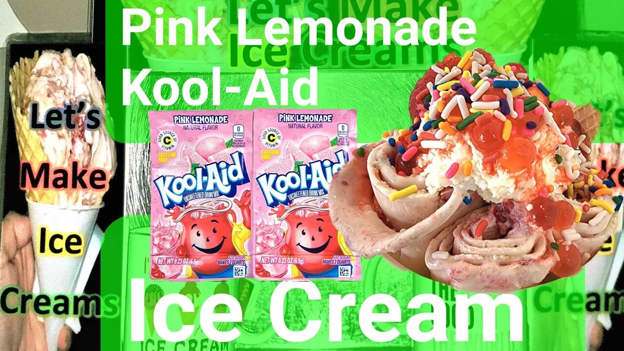 Pink Lemonade Kool-Aid Ice Cream