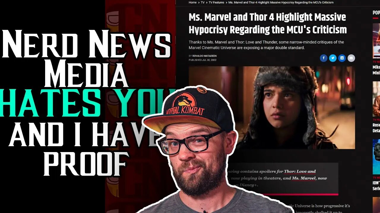 Entertainment News Can't See Their Own Bias | Nerd RANT