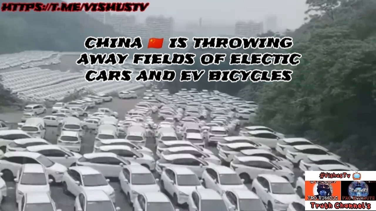 China 🇨🇳 Is Throwing Away Fields Of Electic Cars And EV Bicycles... #VishusTv 📺