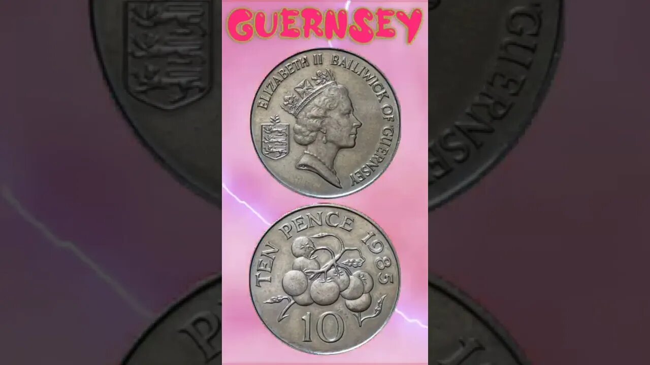 Guernsey 10 Pence 1985.#shorts #education #coinnotesz