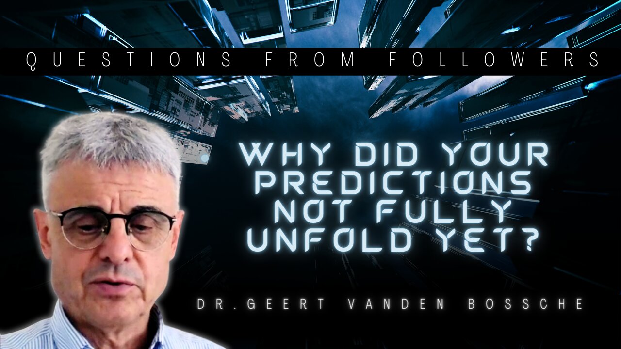 Questions from Followers: "Why did your predictions not fully unfold yet?"