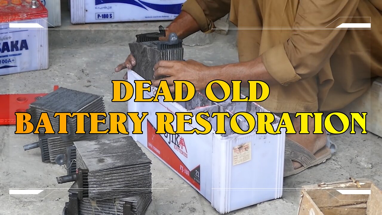 Dead Old Battery Restoration