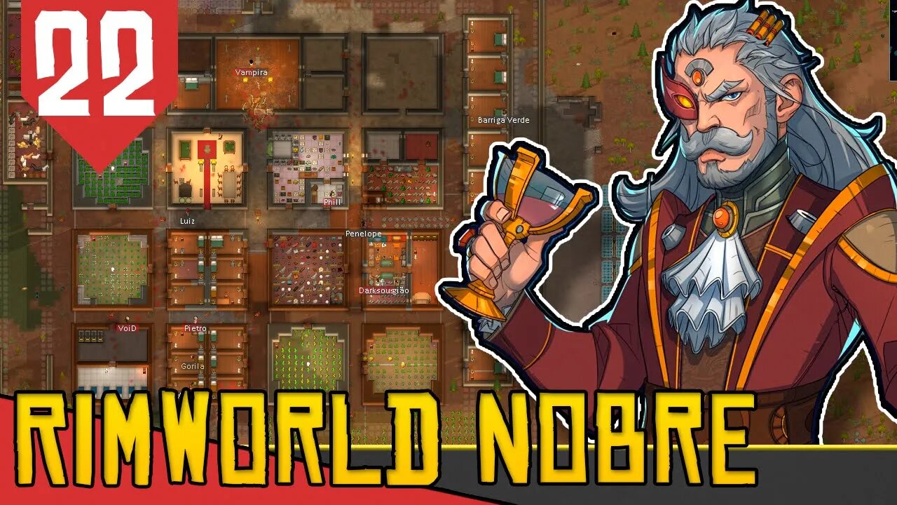 Paz, Tranquilidade, Colheitas e Canibalismo - Rimworld Royalty Base Aberta #22 [Português PT-BR]