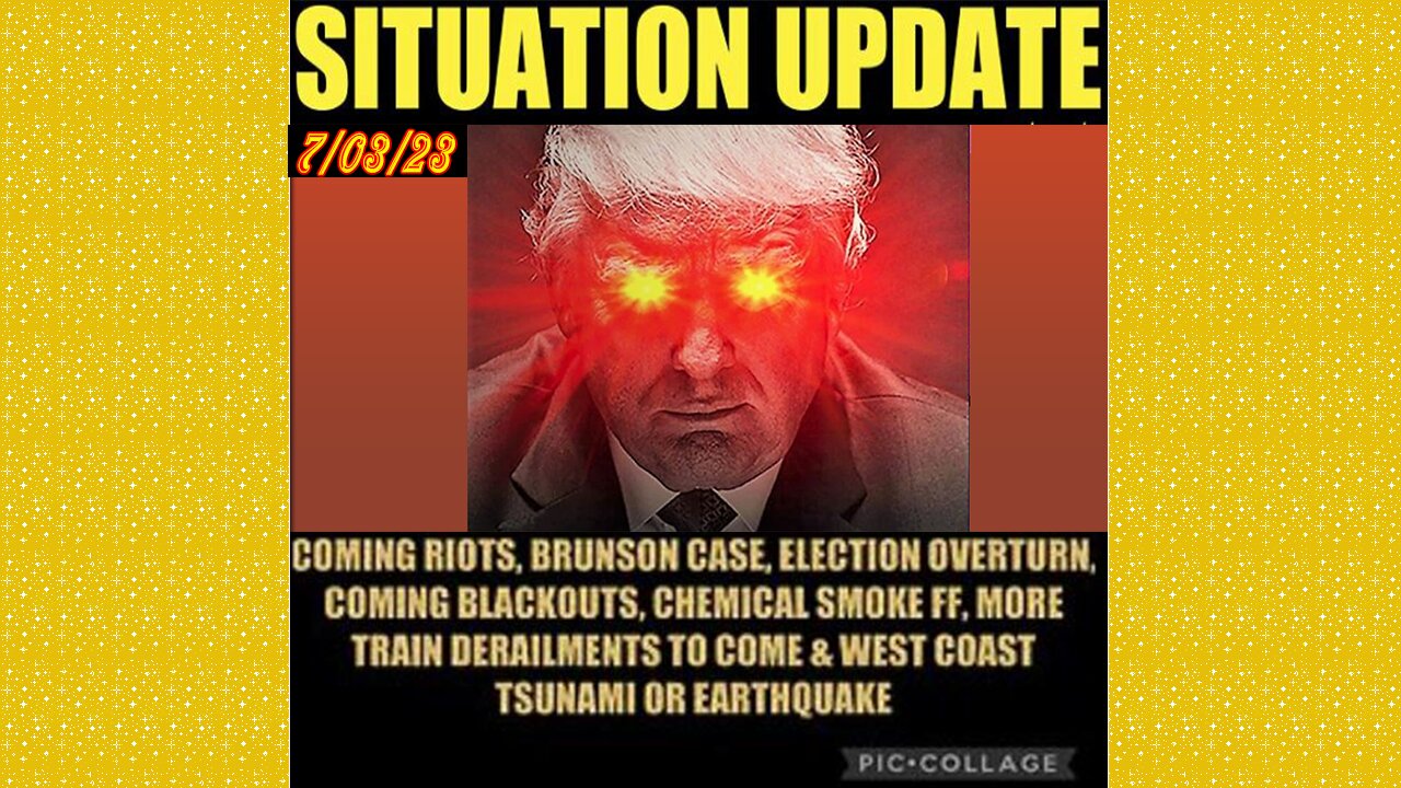 SITUATION UPDATE 7/3/23 - Military In Major Us Cities For Big Riots, More Train Derailments To Come