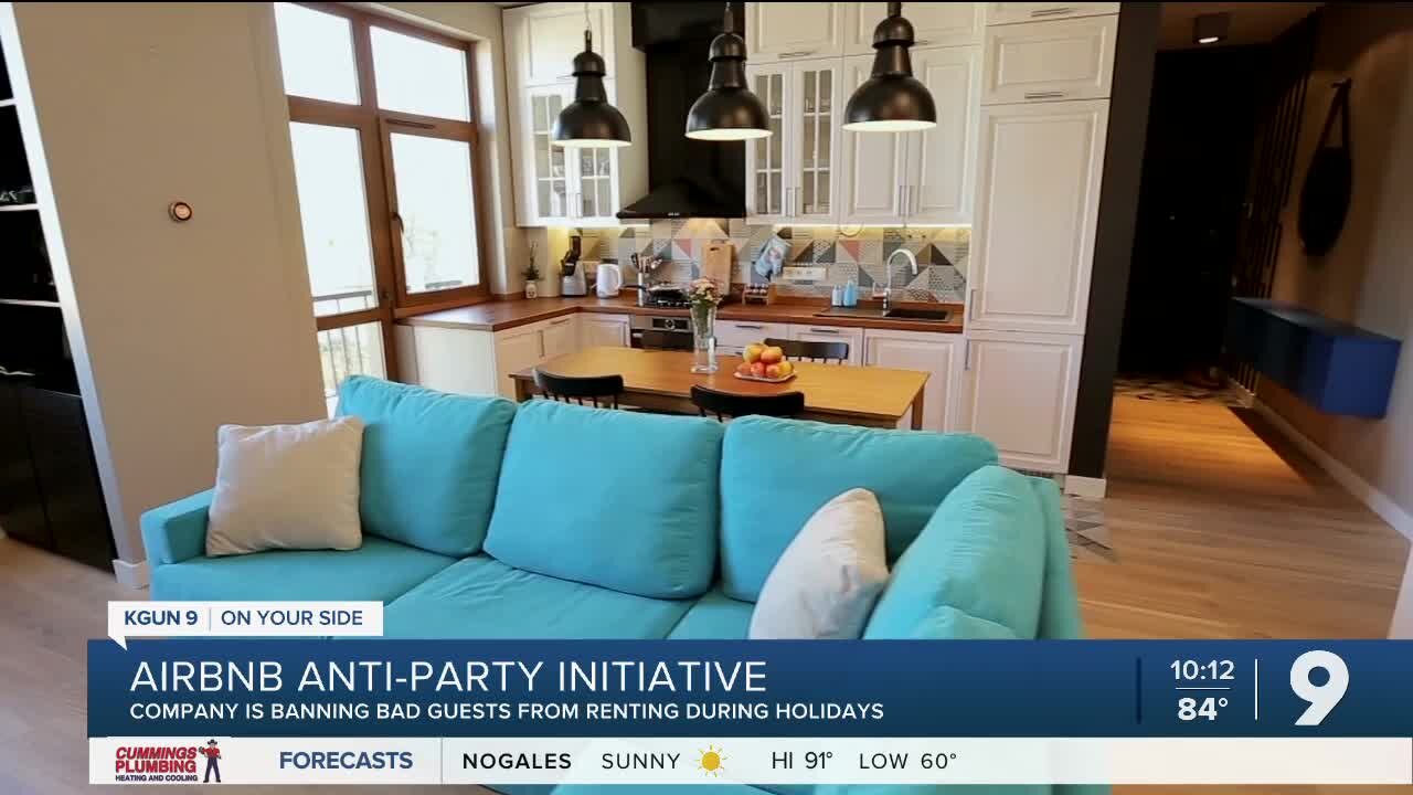 Airbnb anti-party initiative