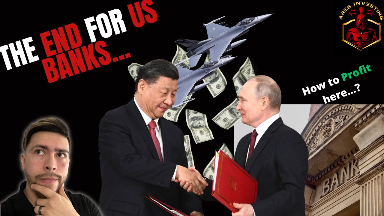 END of US BANKS!? Russia Escalates War Effort! How to PROFIT here, and Small Portfolio UPDATE!