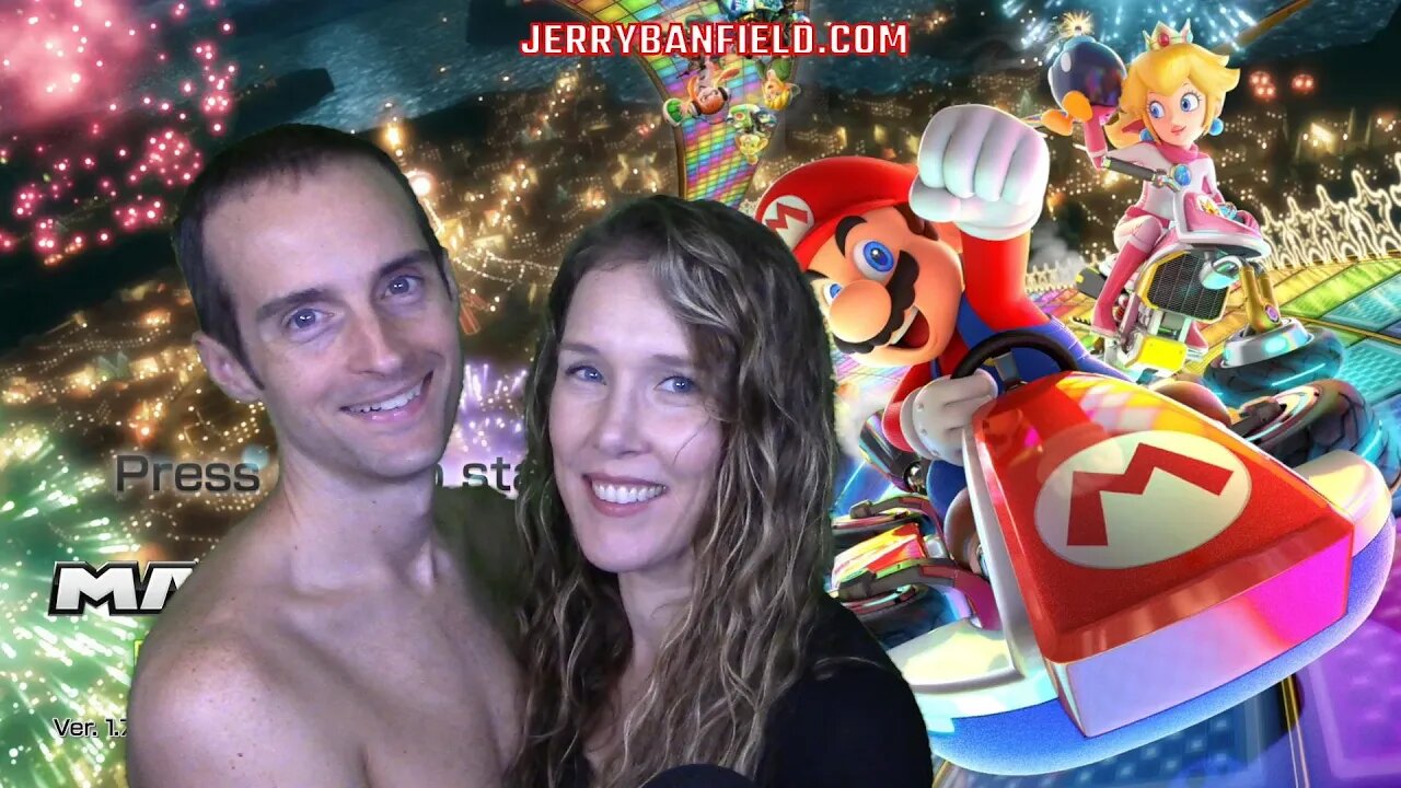 Mrs. Laura Banfield Plays Mario Kart 8 Deluxe on Nintendo Switch for the first time with me!