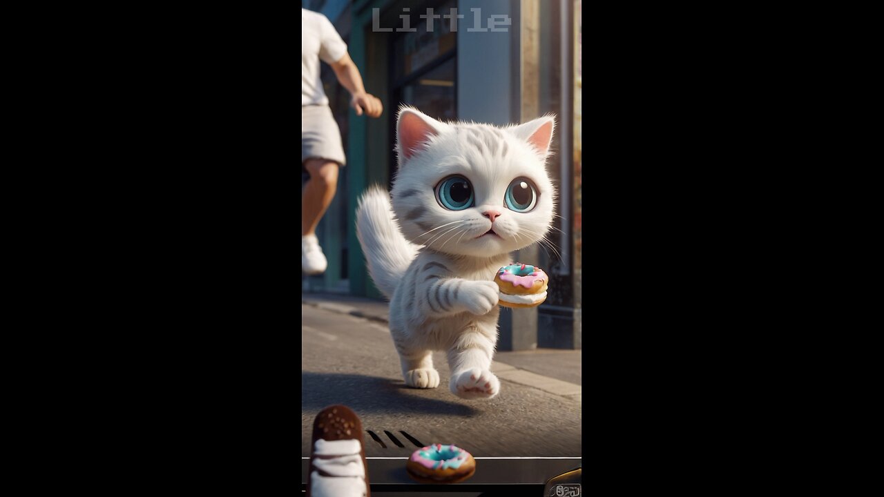 Cat was craving for donuts 🍩🤤 #cat #cute #catvideos