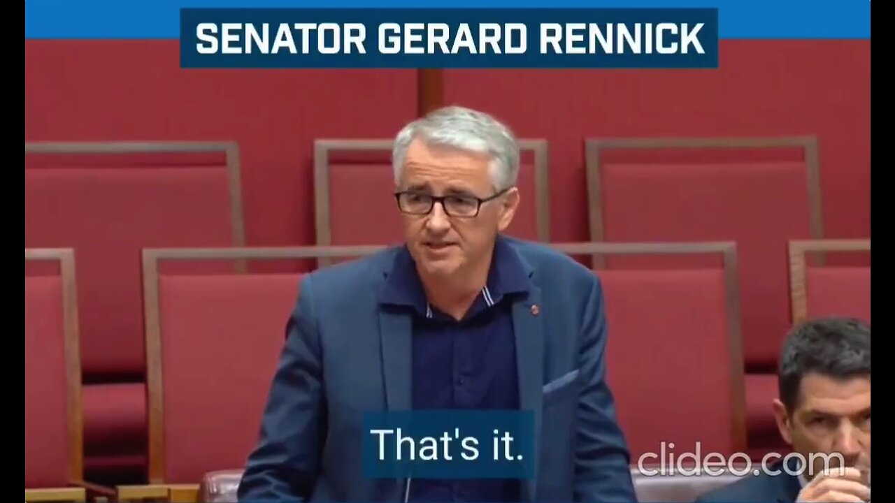 Le sénateur australien Gerard Rennick dénonce la fraude vaccinale