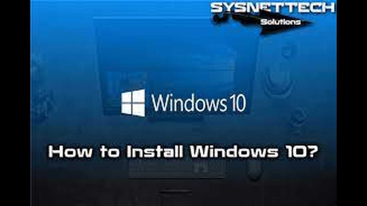 in this video i explain how to install window 10 in pc or laptop