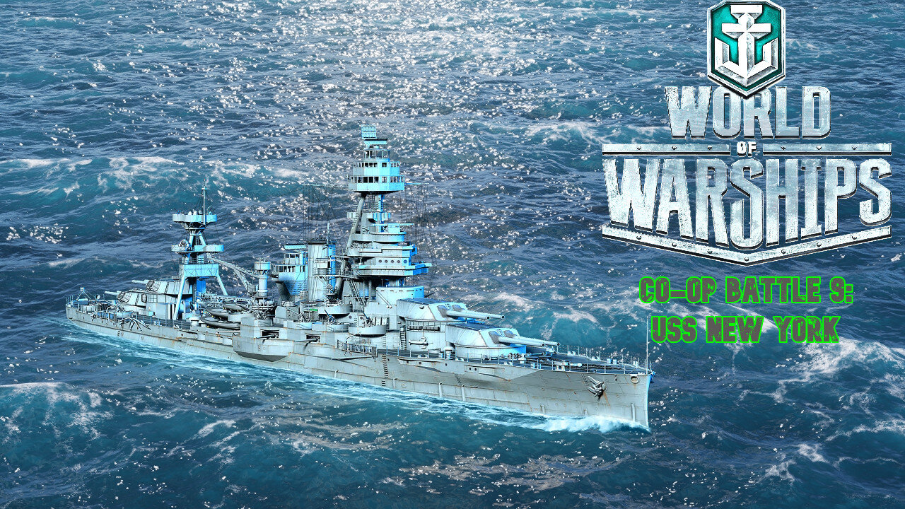 World of Warships Co-op battle 9: USS New York