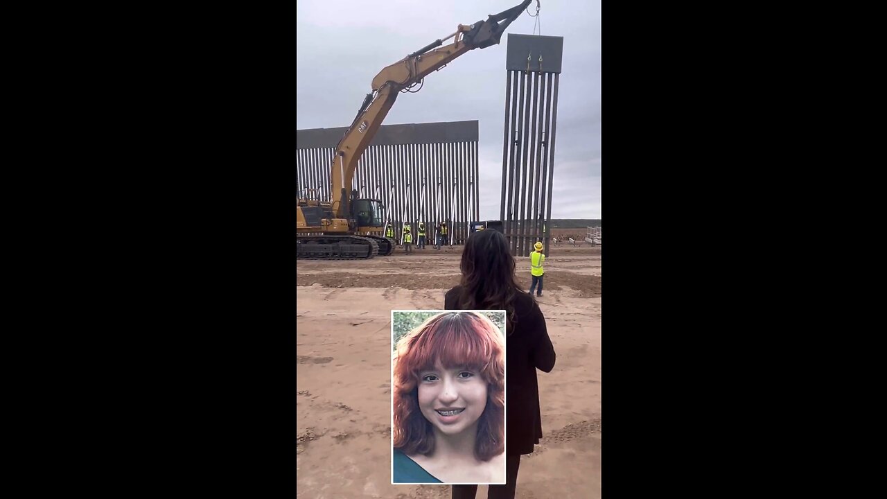 Texas installs border wall panel today in honor of Jocelyn as her family looks on