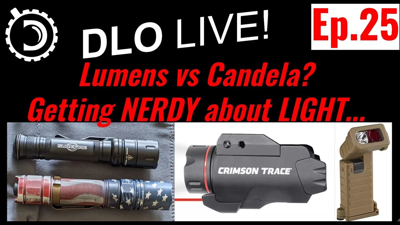 DLO Live! Ep 25 Getting NERDY about LIGHT