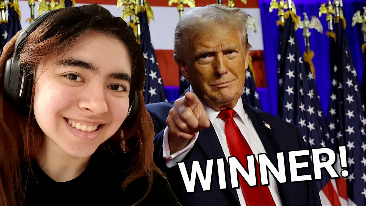 Teenage Girl REACTS to Donald Trump Election WIN 2024