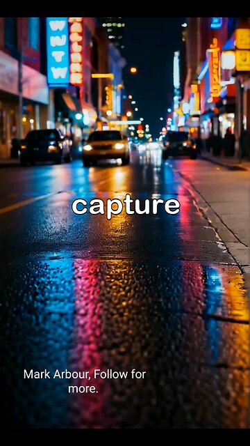 camera settings for long exposure street art