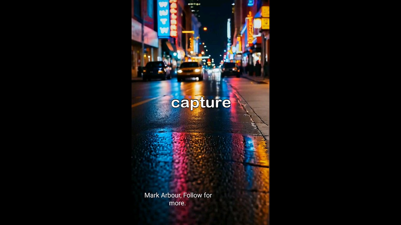 camera settings for long exposure street art