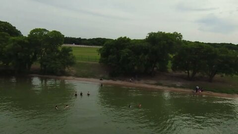 DJI FPV : Windsurfer Park (x308) - Wave Hello