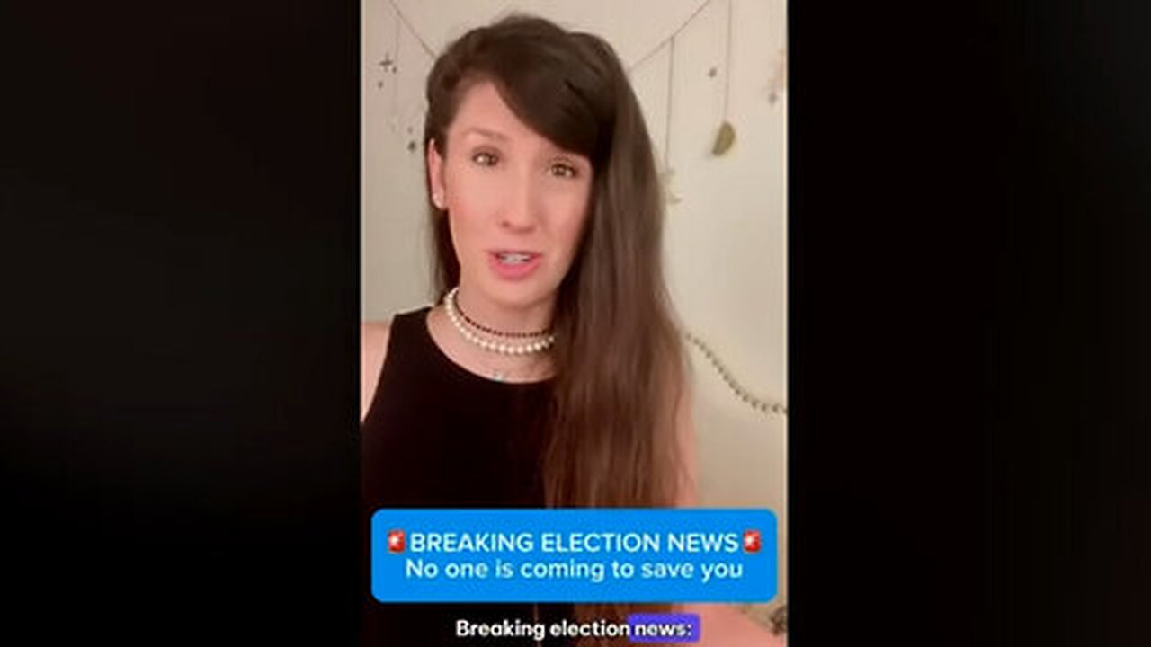 Breaking Election News- No One Is Coming To Save You