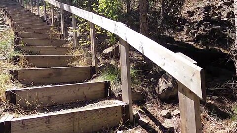 Stairs at Cascade Falls. BC
