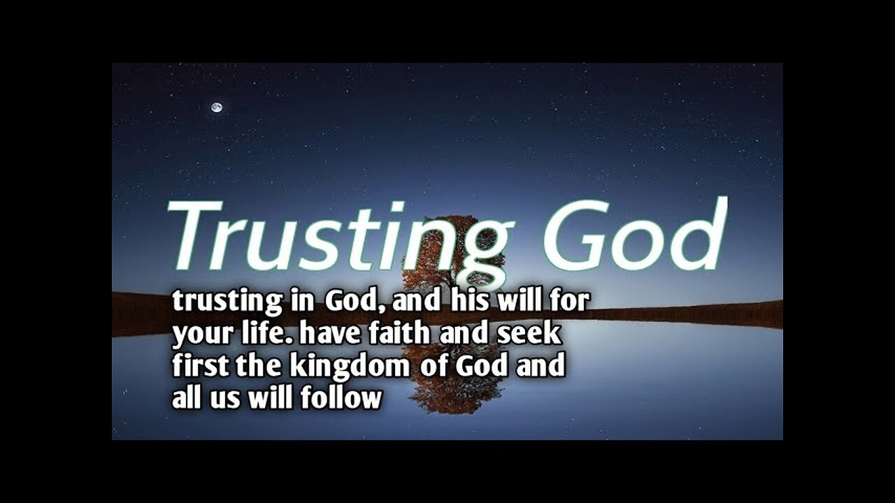 3 signs God is saying to put more trust in his love for you