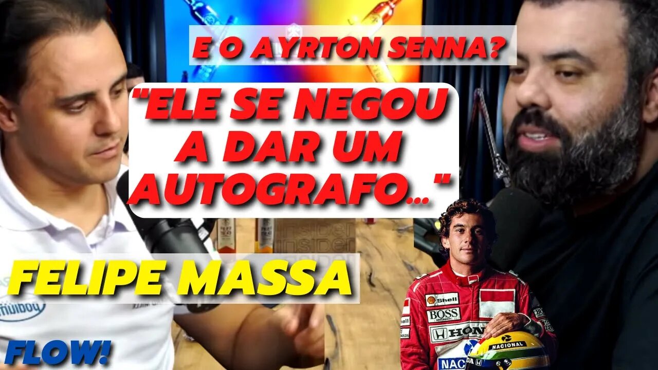 FELIPE MASSA | Fala Sobre seu único encontro com Senna na vida | Felipe Massa no Flow podcast