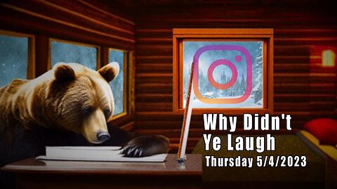 Owen Benjamin, Instagram Bonus Stream 🐻 May 4, 2023 | Why Didn't Ye Laugh