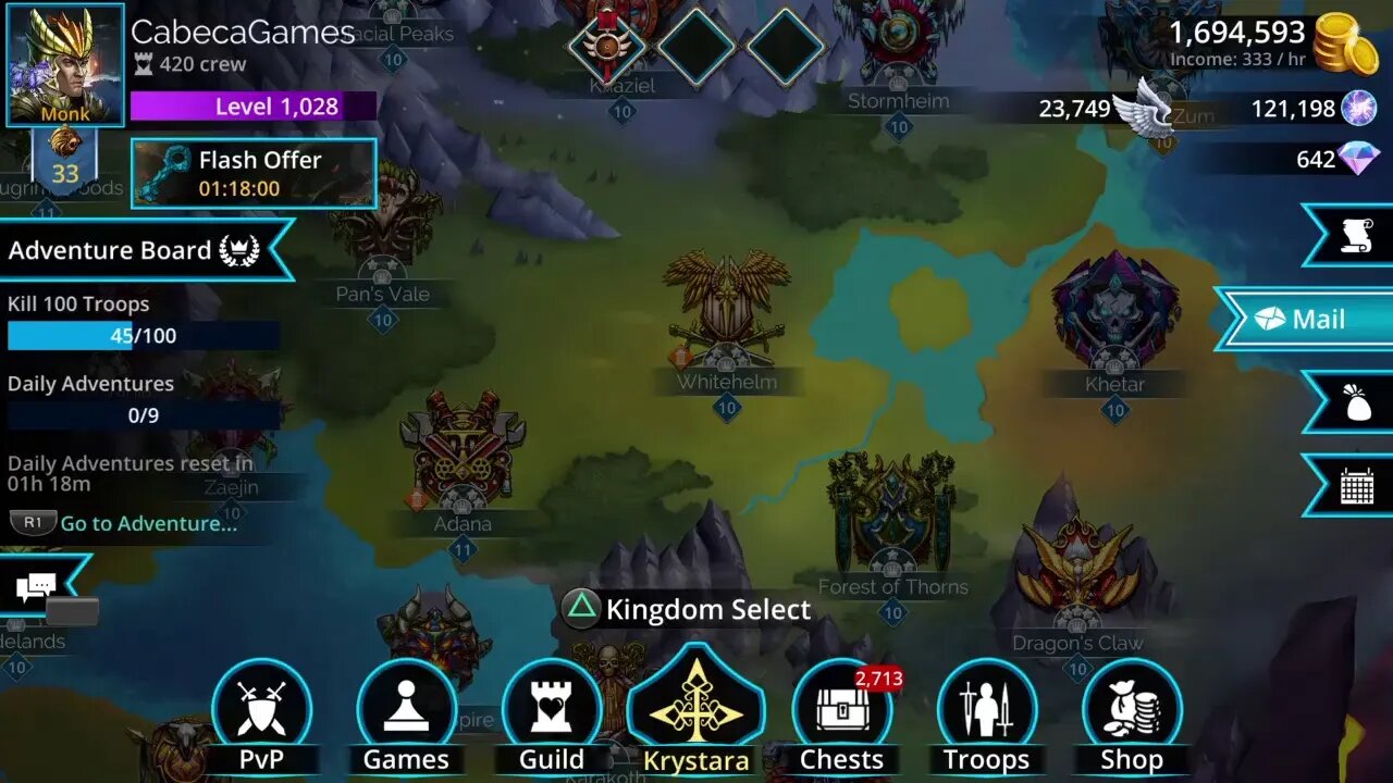 Assista minha transmissão de Gems of War PS4