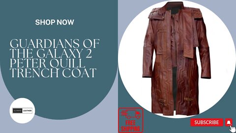 GUARDIANS OF THE GALAXY 2 PETER QUILL (CHRIS PRATT) TRENCH COAT