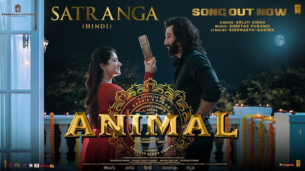 ANIMAL: SATRANGA Full Hd 4k |Ranbir Kapoor, Rashmika|