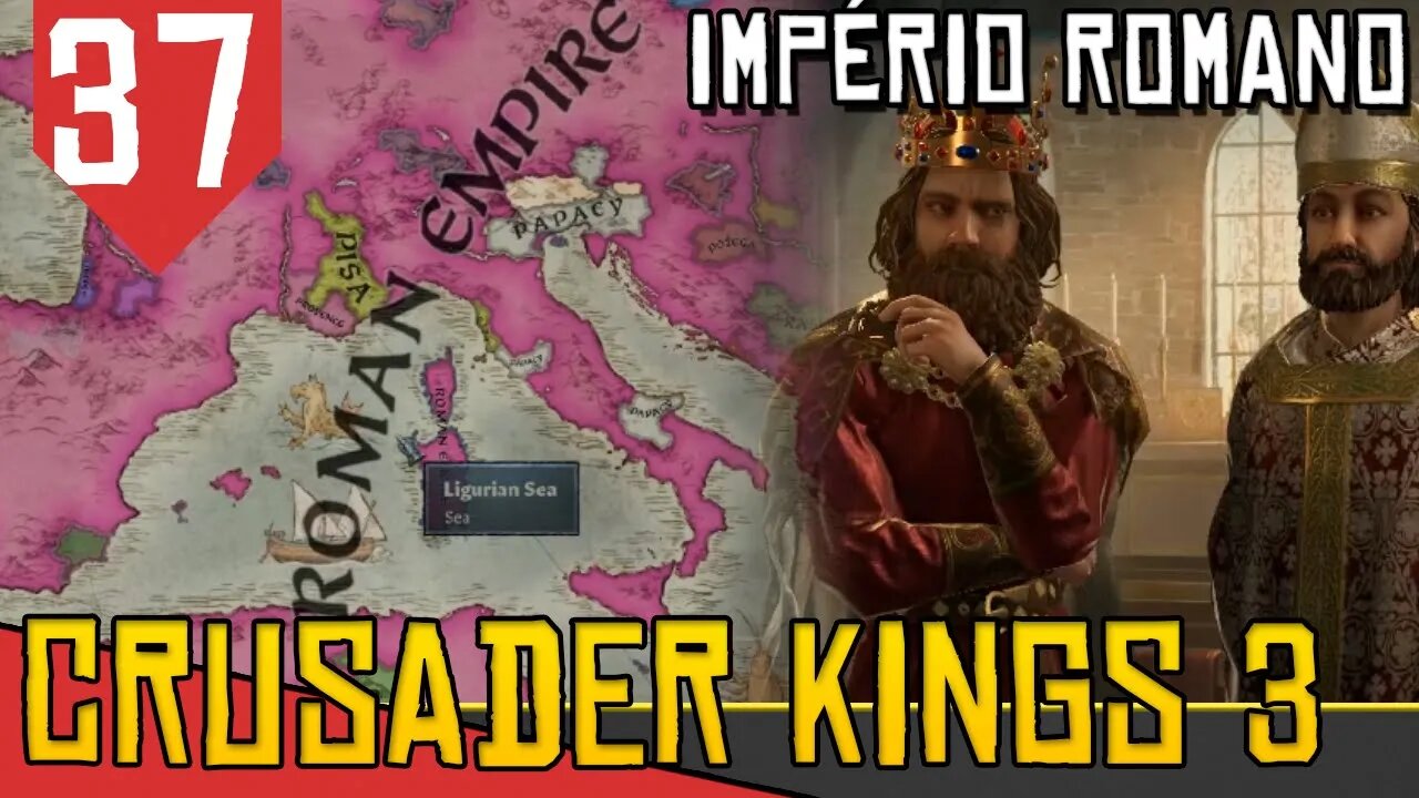 CRIANDO o IMPÉRIO ROMANO! - Crusader Kings 3 Portugal #37 [Gameplay PT-BR]