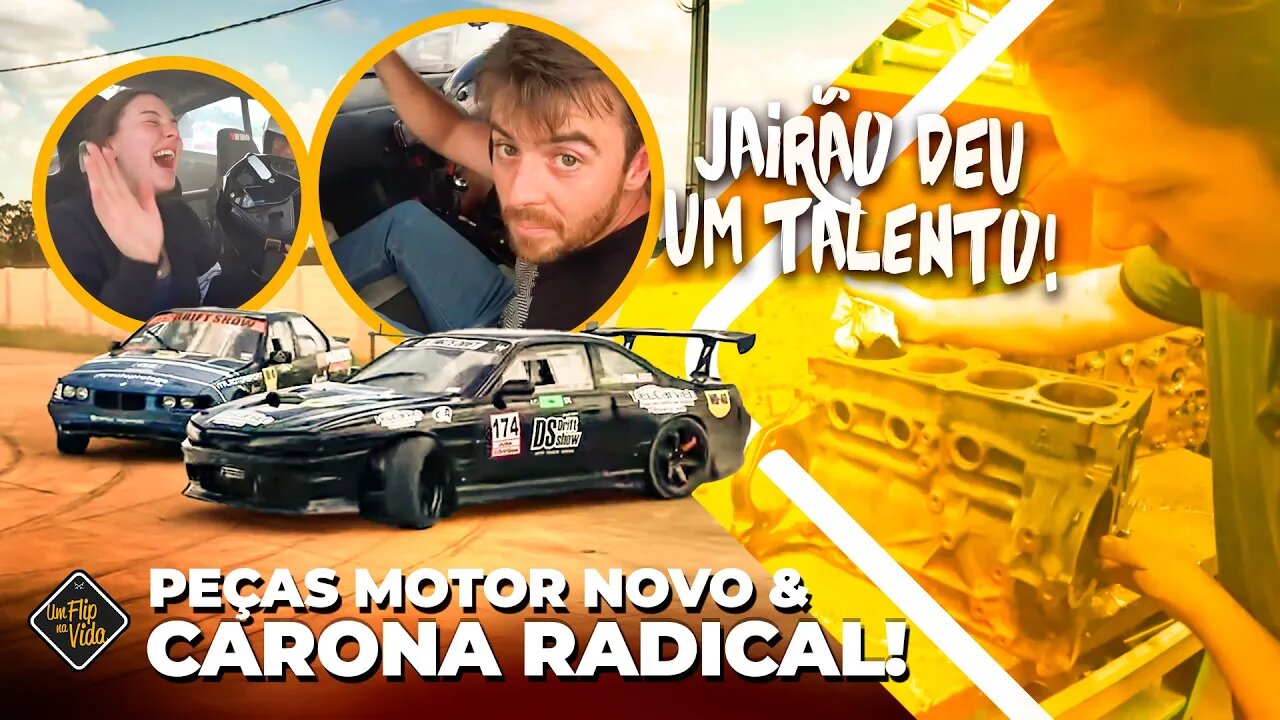 COMPREI AS PEÇAS PRO NOVO MOTOR E CARONA RADICAL DA GAKKOU