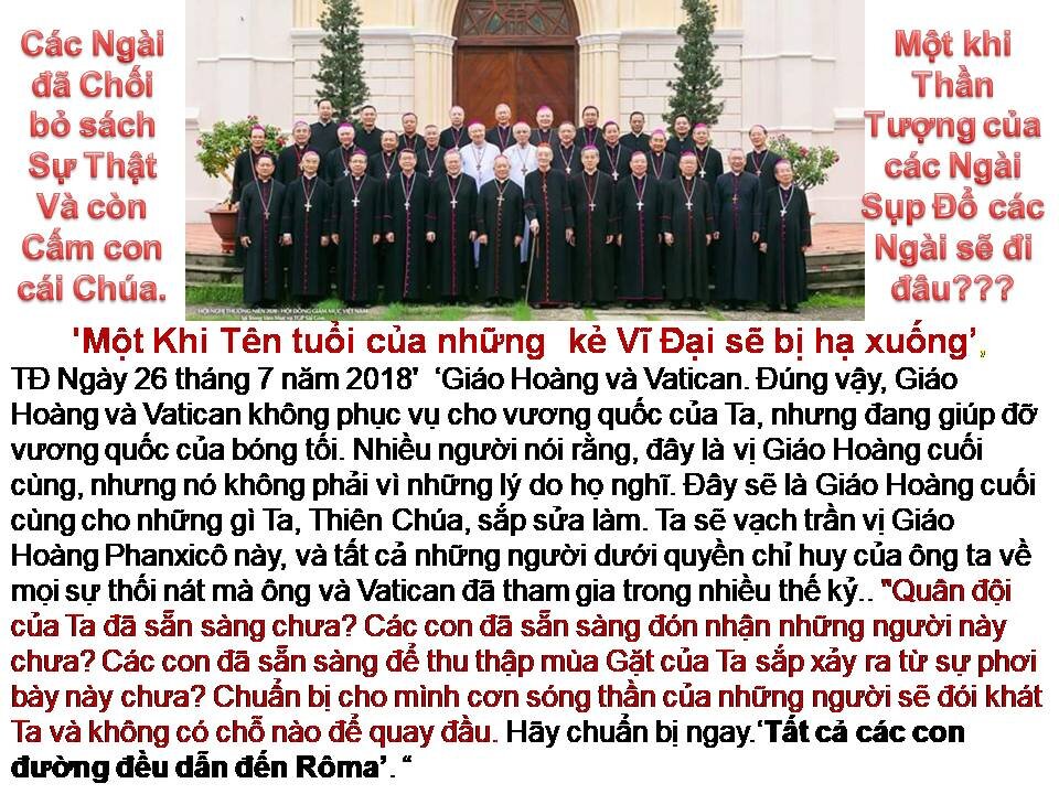 Sách Sự Thật TĐ số 310,311 Các Tôi Tớ theo Tiên Tri Giả, Kế Hoạch Vatican Tiêu Diệt Giáo Hội.